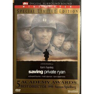 Saving Private Ryan (DVD, 1999) Tom Hanks Matt Damon WWII War Movie